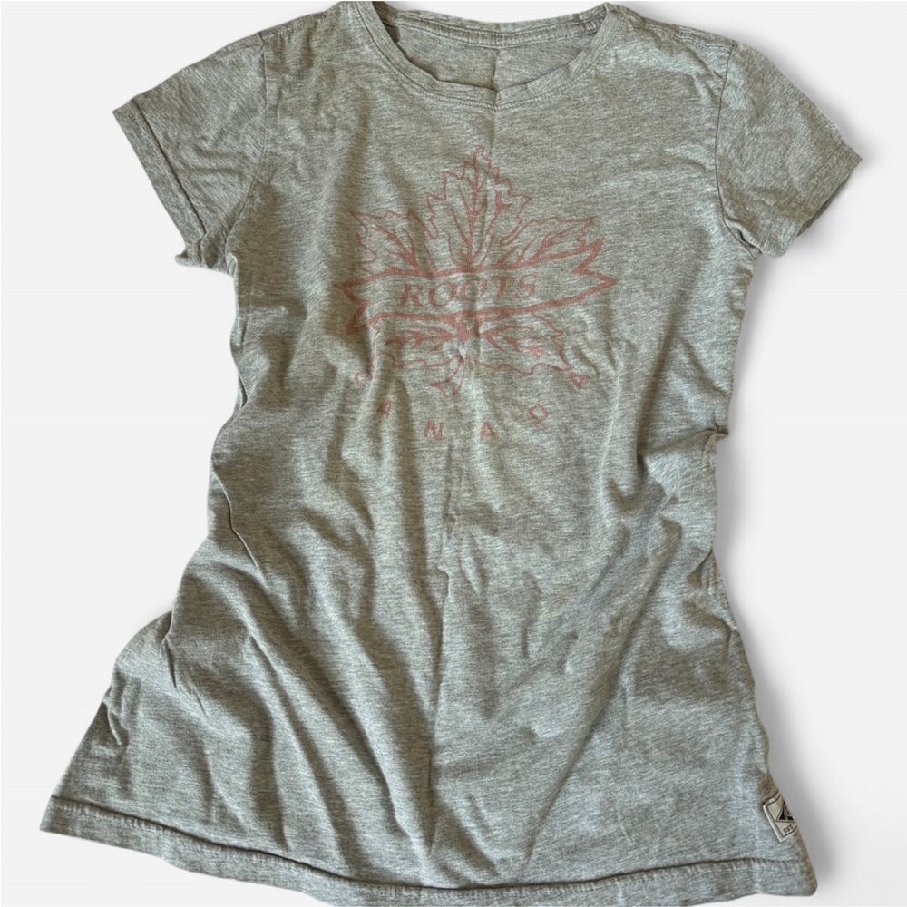 Roots Women's Gray T-Shirt